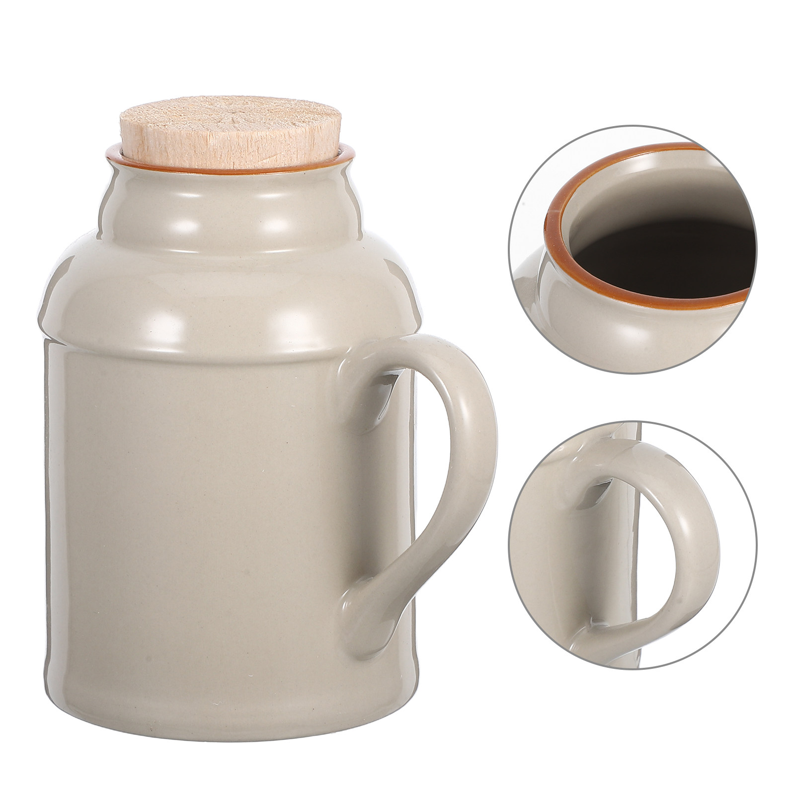 Water Tea And Coffee - Dekoracyjny ceramiczny czajnik w stylu vintage