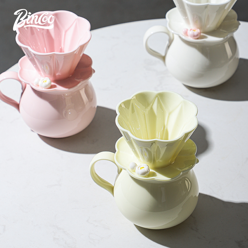 Coffee Tea Pot - Bincoo-ceramiczny ręczny czajniczek do parzenia z