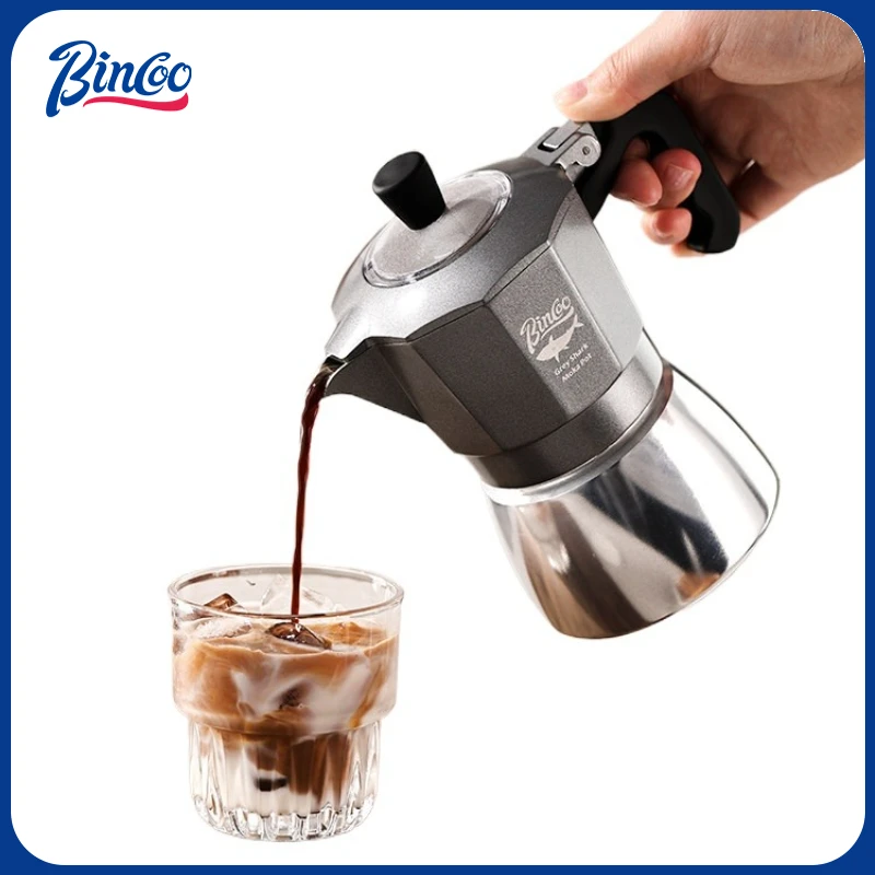 Coffee Tea Espresso - Bincoo 2-filiżankowy ekspres do kawy Moka