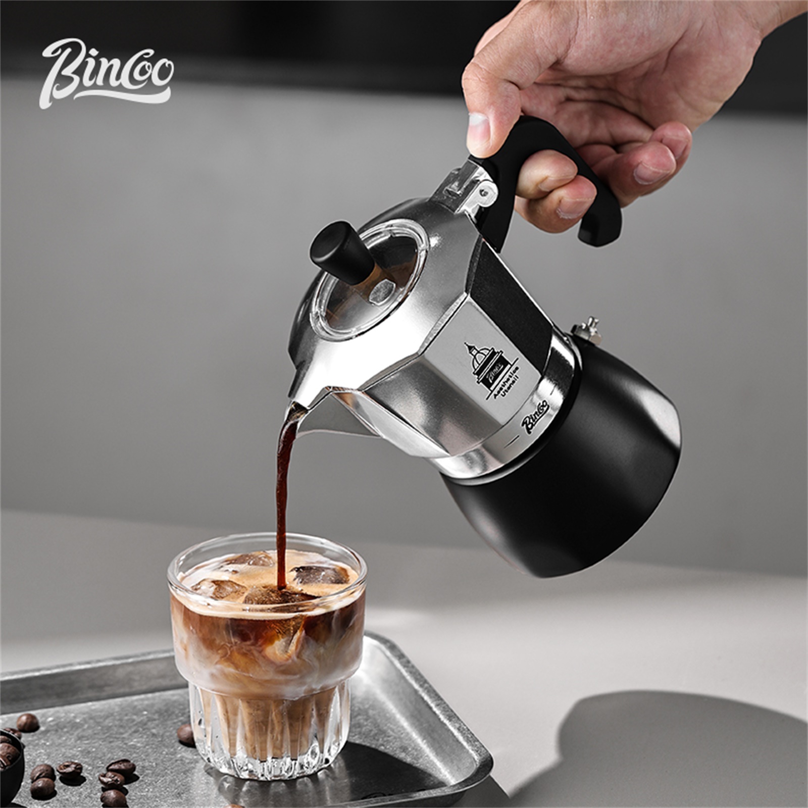 Coffee Tea Espresso - BINCOO Dwu-zaworowy Moka Pot, Ekspres do