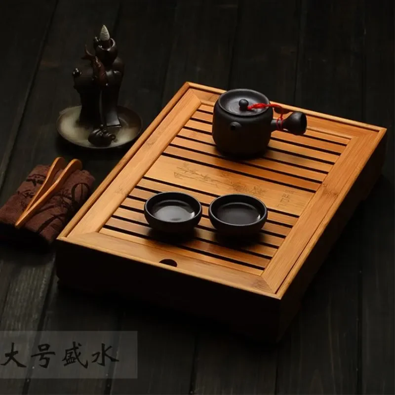 Bamboo Tea Tray - Bambusowe tace na herbatę Akcesoria do