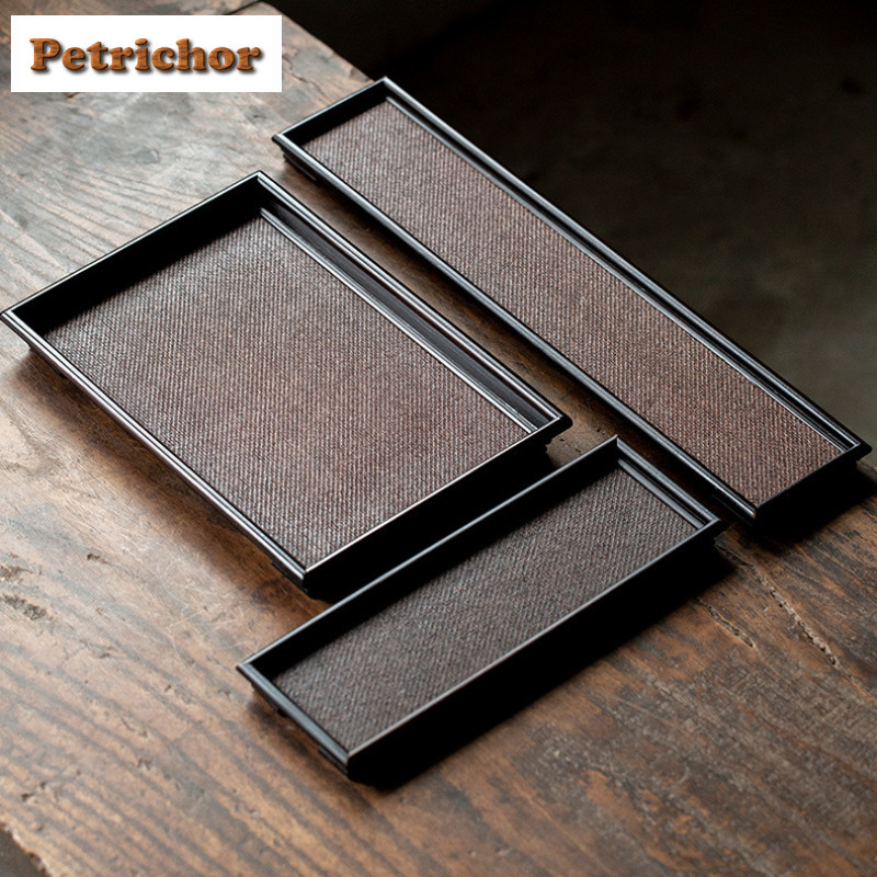 Bamboo Tea Tray - Japońska Taca do Herbaty z Rattanu