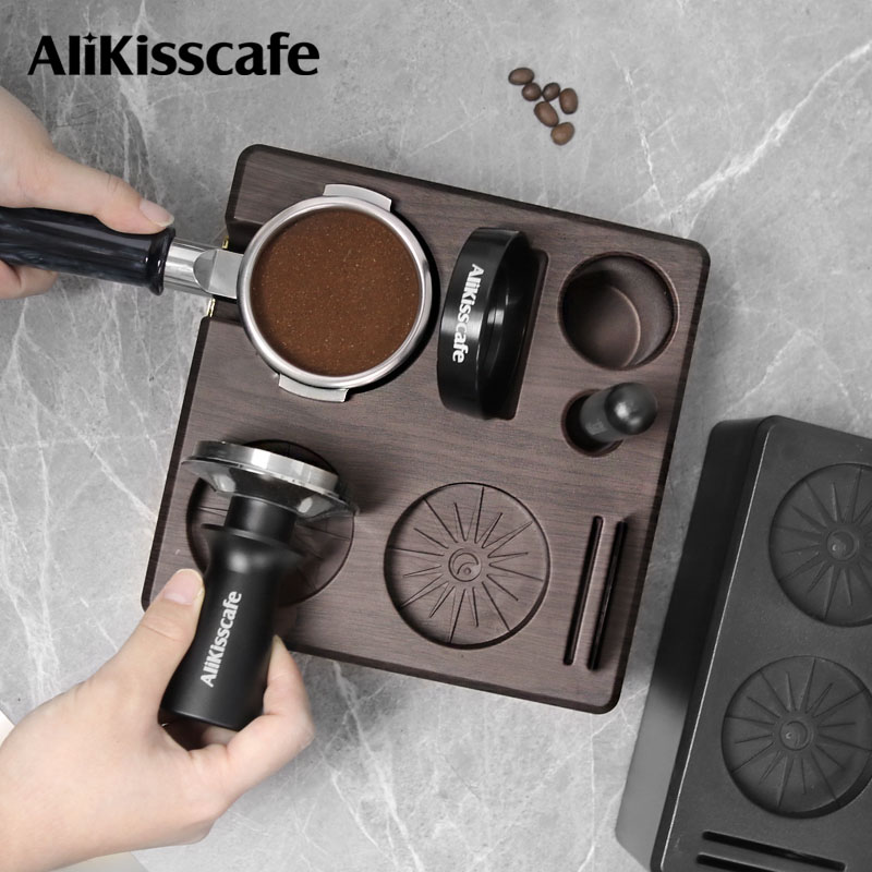 Coffee Tea Espresso - Stacja do ubijania kawy, uchwyt na
