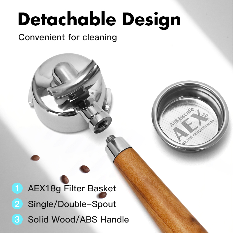AliKisscafe 58MM Portafilter d – Coffee Tea Espresso recenzja i cena