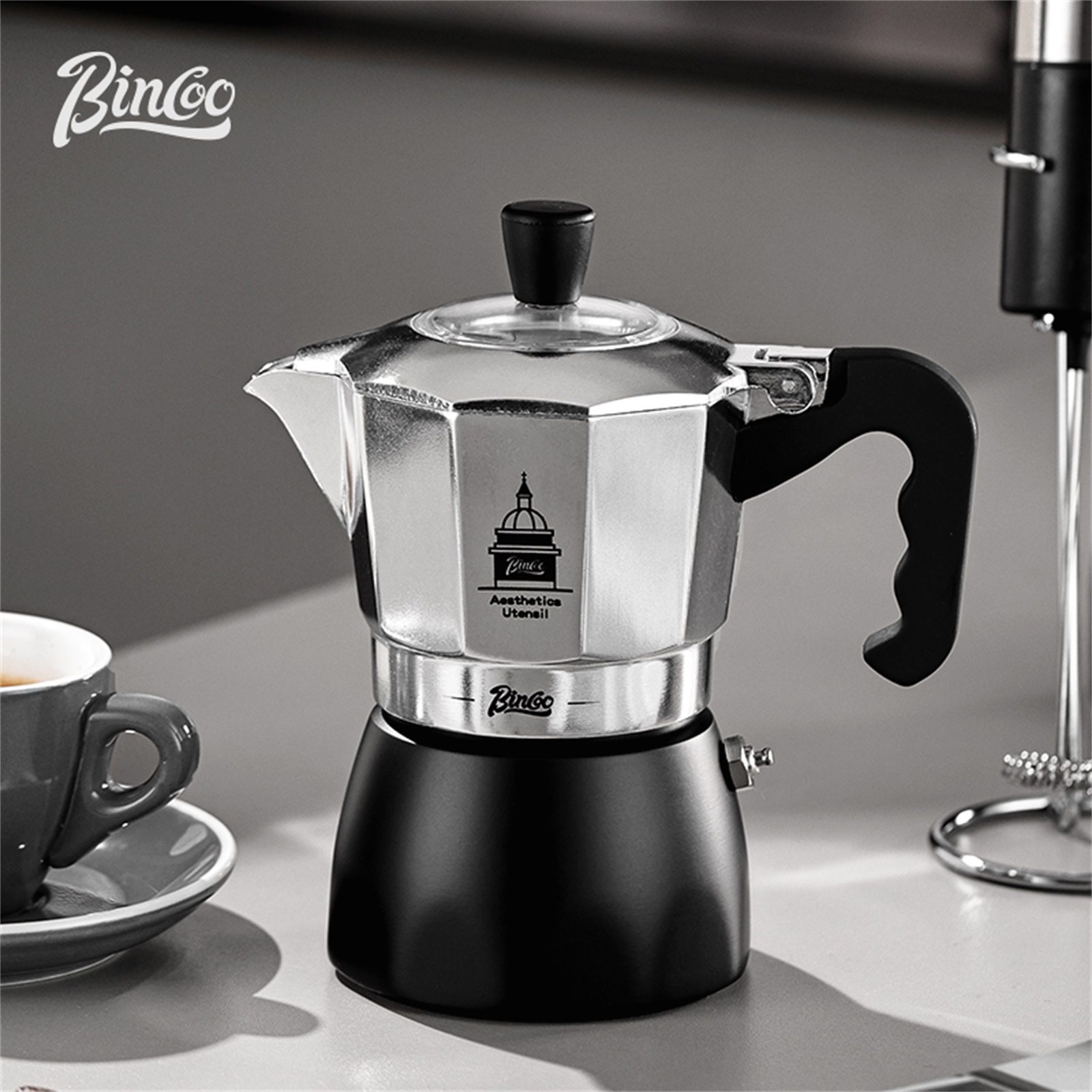 BINCOO Dwu-zaworowy Moka Pot,  – Coffee Tea Espresso recenzja i cena