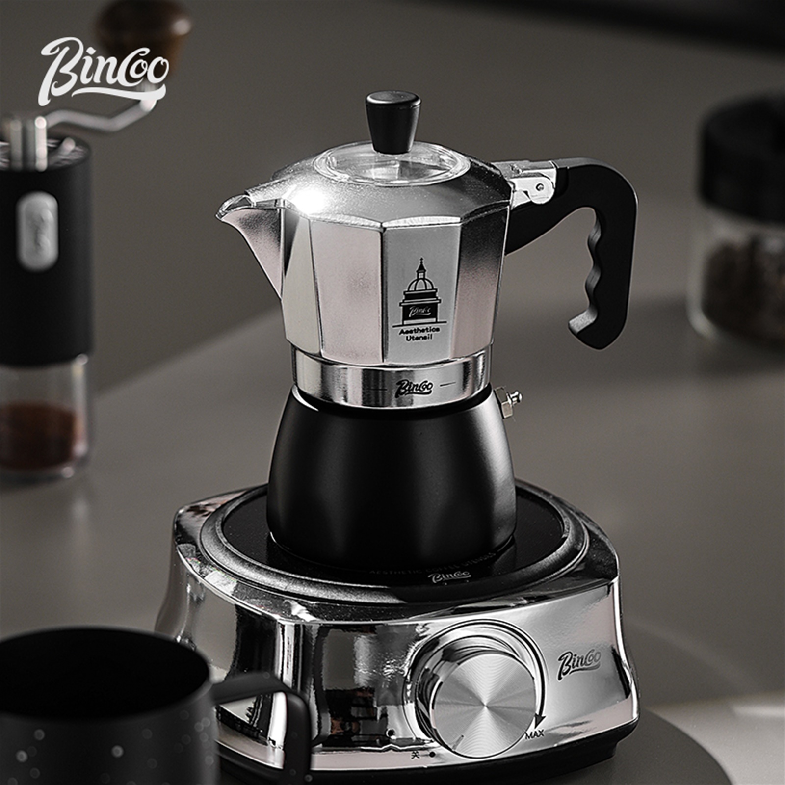 BINCOO Dwu-zaworowy Moka Pot,  – Coffee Tea Espresso recenzja i cena