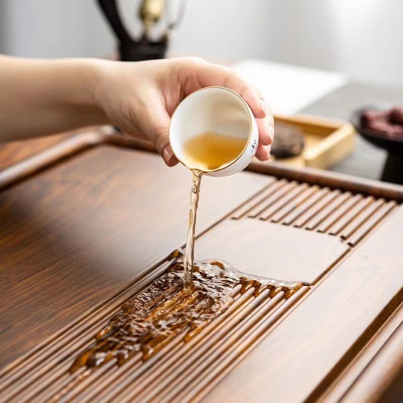 Wysokiej jakości duża taca na  – Bamboo Tea Tray recenzja i cena