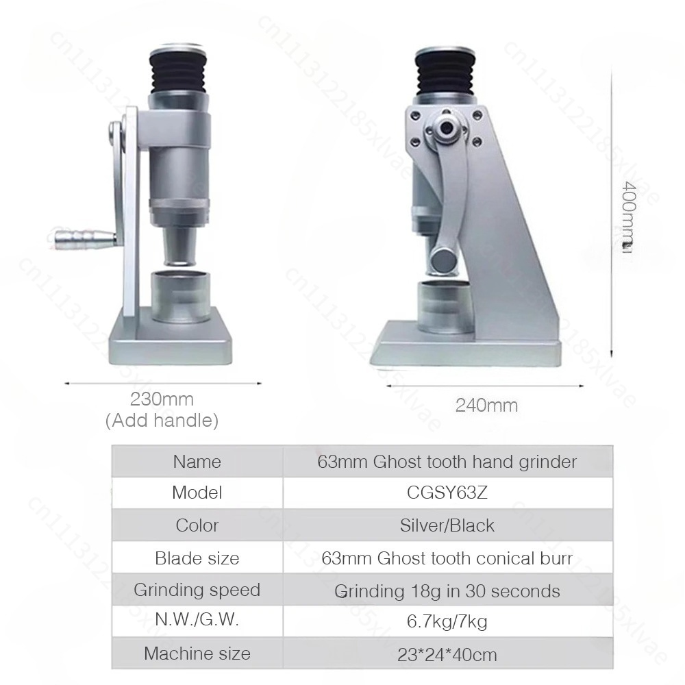 Ręczny młynek do kawy 63mm z s – Burr Hand Grinder recenzja i cena