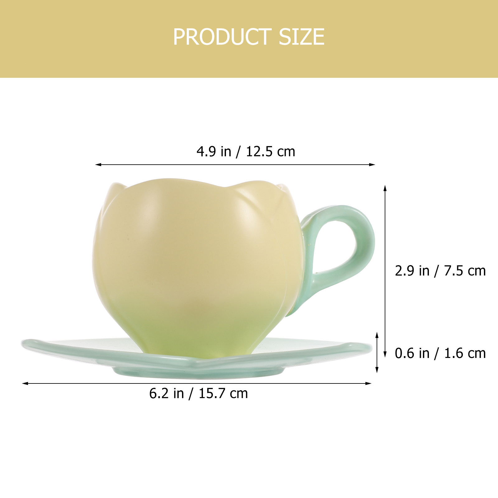 1 Zestaw Ceramicznych Filiżane – Water Tea And Coffee recenzja i cena