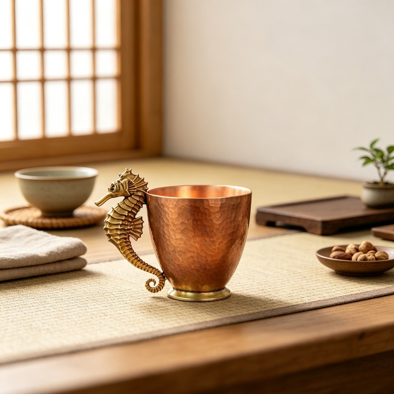 Oryginalny miedziany kubek do  – Coffee Tea Meaning recenzja i cena