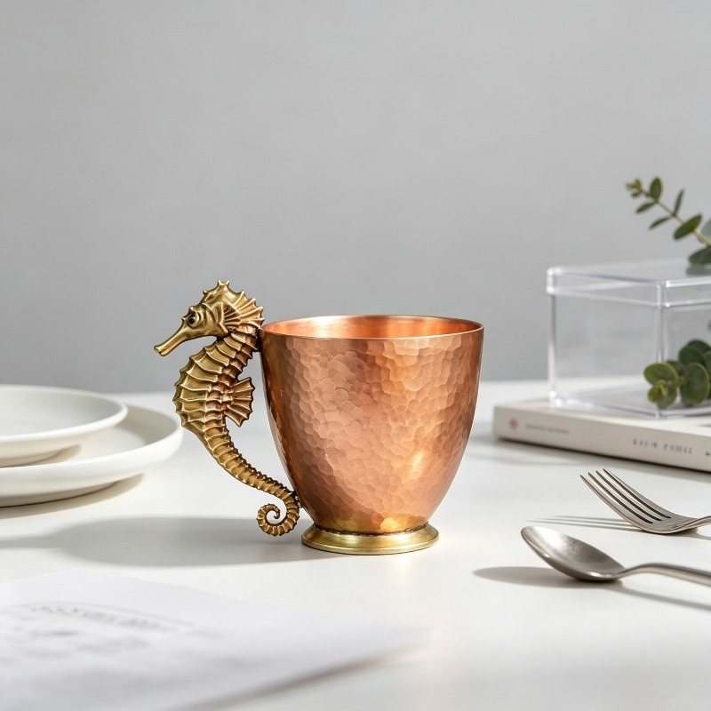 Oryginalny miedziany kubek do  – Coffee Tea Meaning recenzja i cena