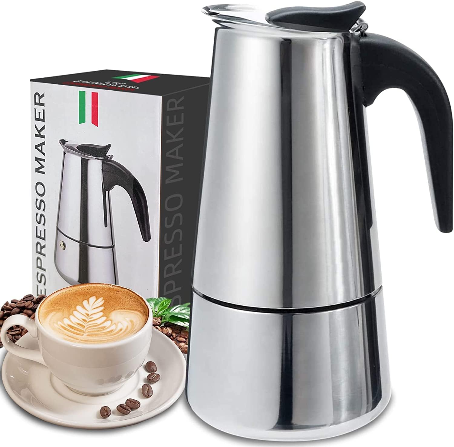 4/6/9 kubki Moka Pot Caffe Mac – Coffee Tea Espresso recenzja i cena