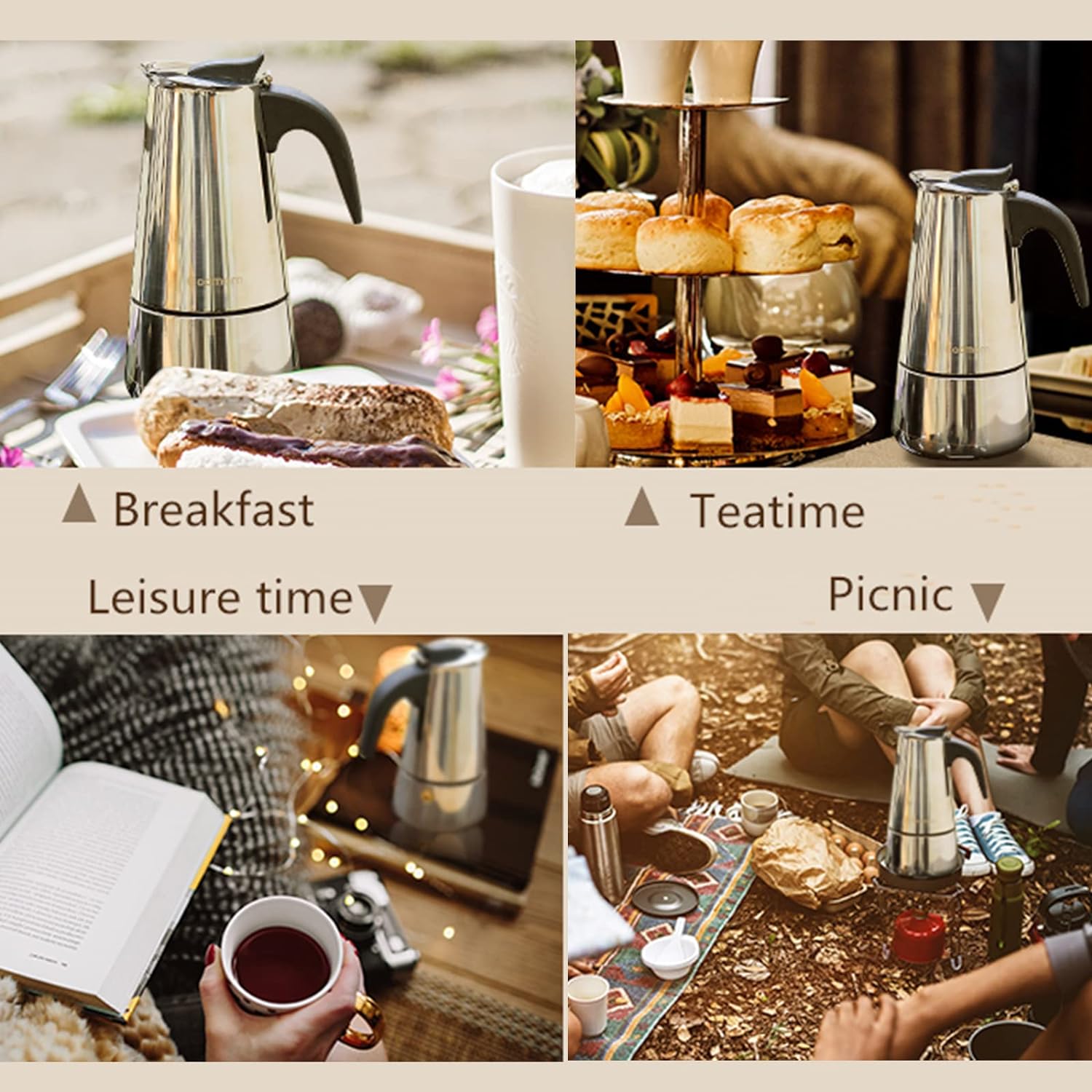 4/6/9 kubki Moka Pot Caffe Mac – Coffee Tea Espresso recenzja i cena