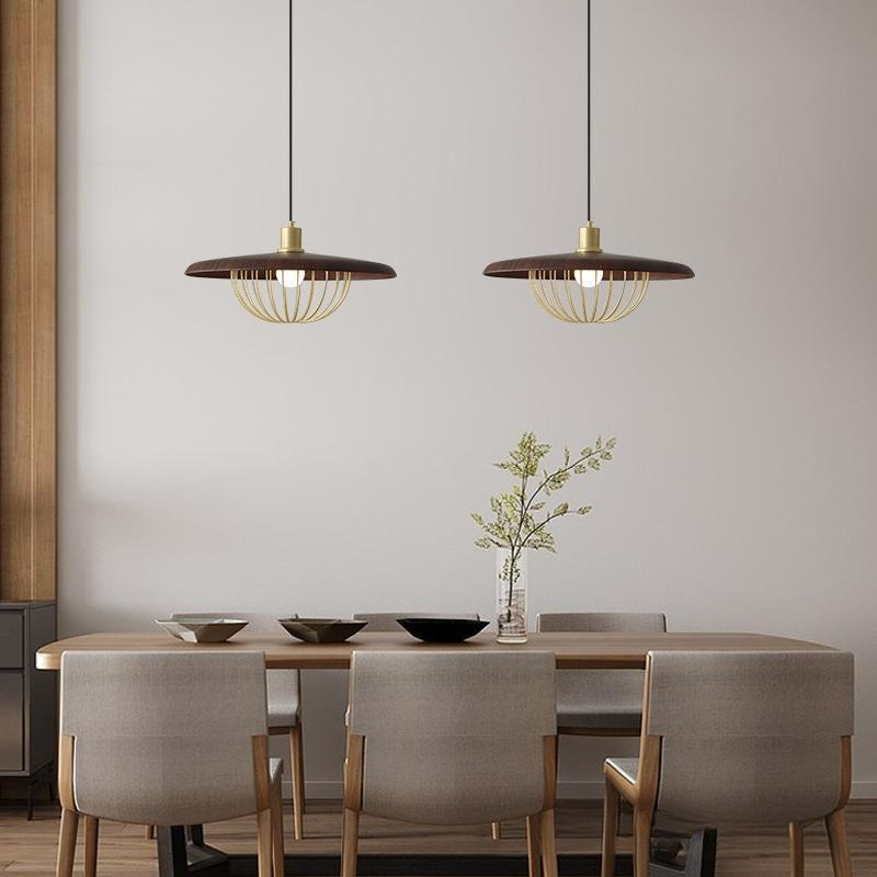 Imitacja drewna okrągła lampa  – Switching Coffee To Tea recenzja i cena