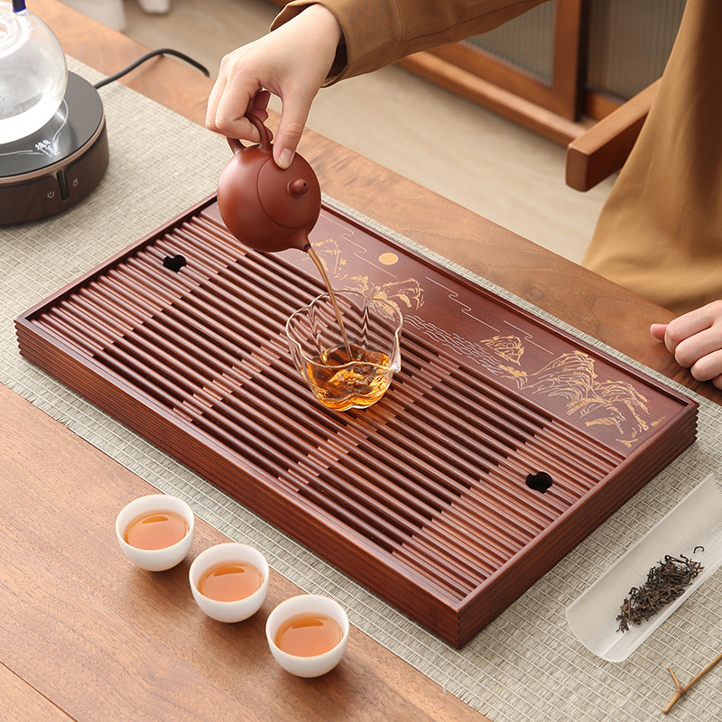 Bambusowa taca na herbatę Pros – Bamboo Tea Tray recenzja i cena