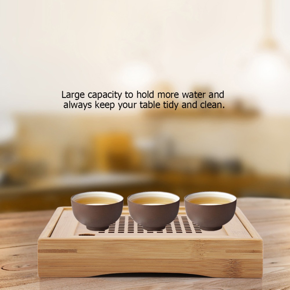 Kwadratowa Taca do Herbaty Kon – Bamboo Tea Tray recenzja i cena