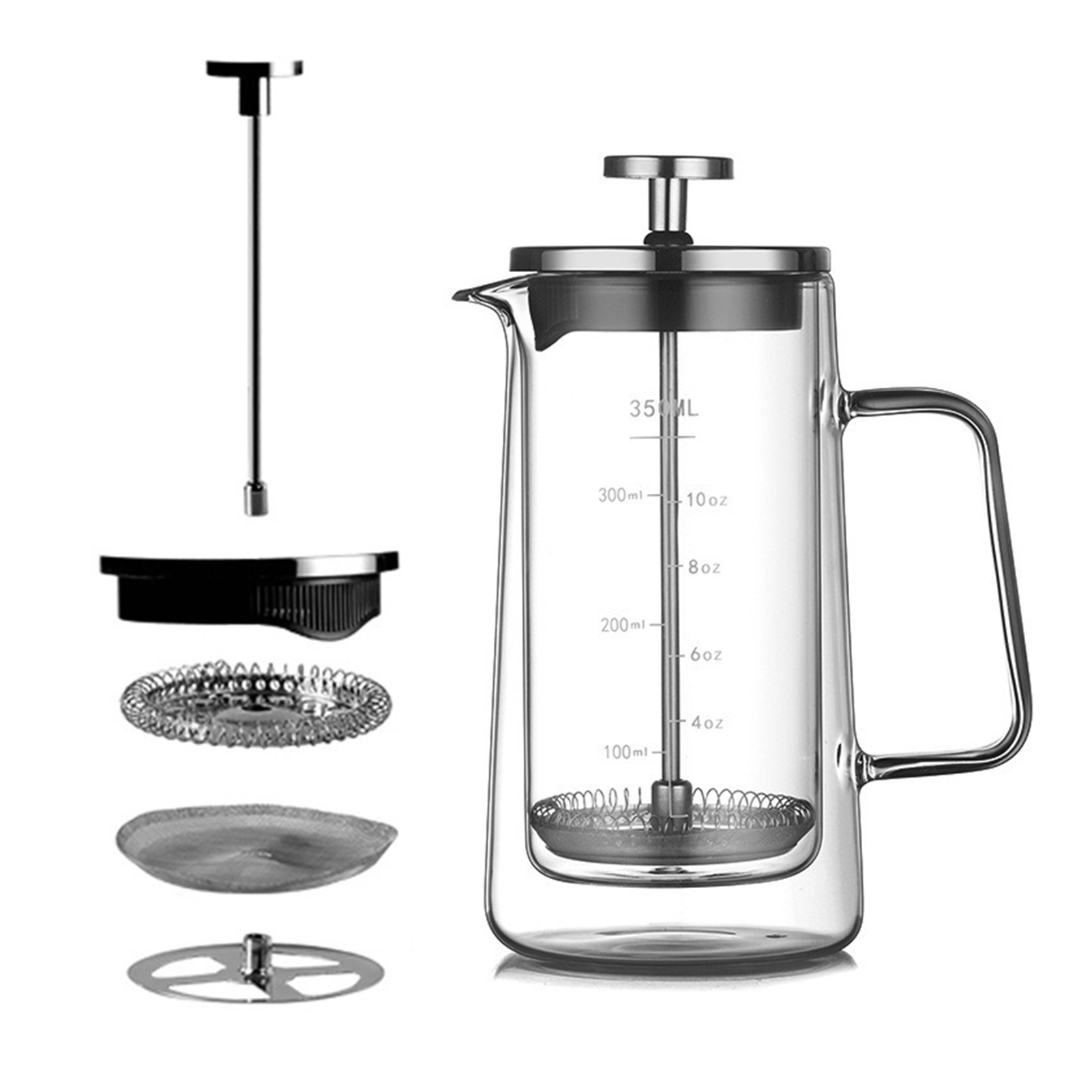 Dwuwarstwowy ekspres do kawy F – Coffee Tea Pot recenzja i cena