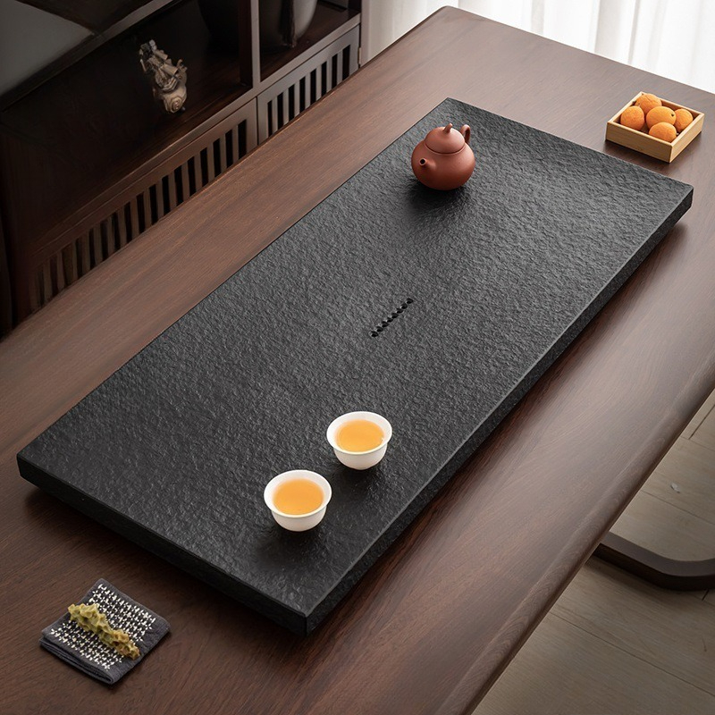 Naturalna czarna kamienna taca – Bamboo Tea Tray recenzja i cena