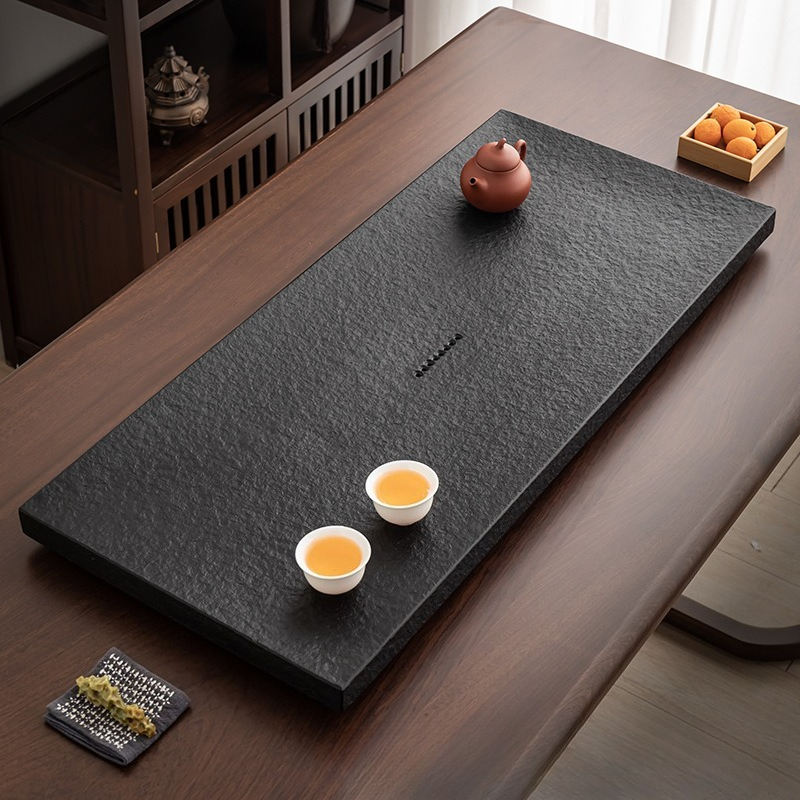 Naturalna czarna kamienna taca – Bamboo Tea Tray recenzja i cena