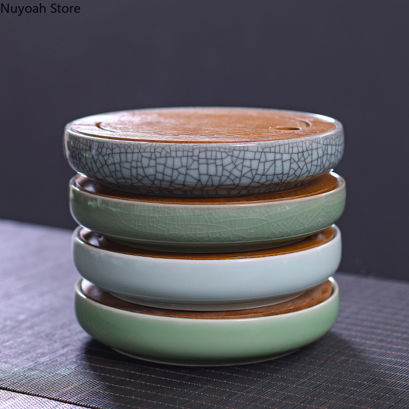 Ceramiczna okrągła taca herbac – Bamboo Tea Tray recenzja i cena