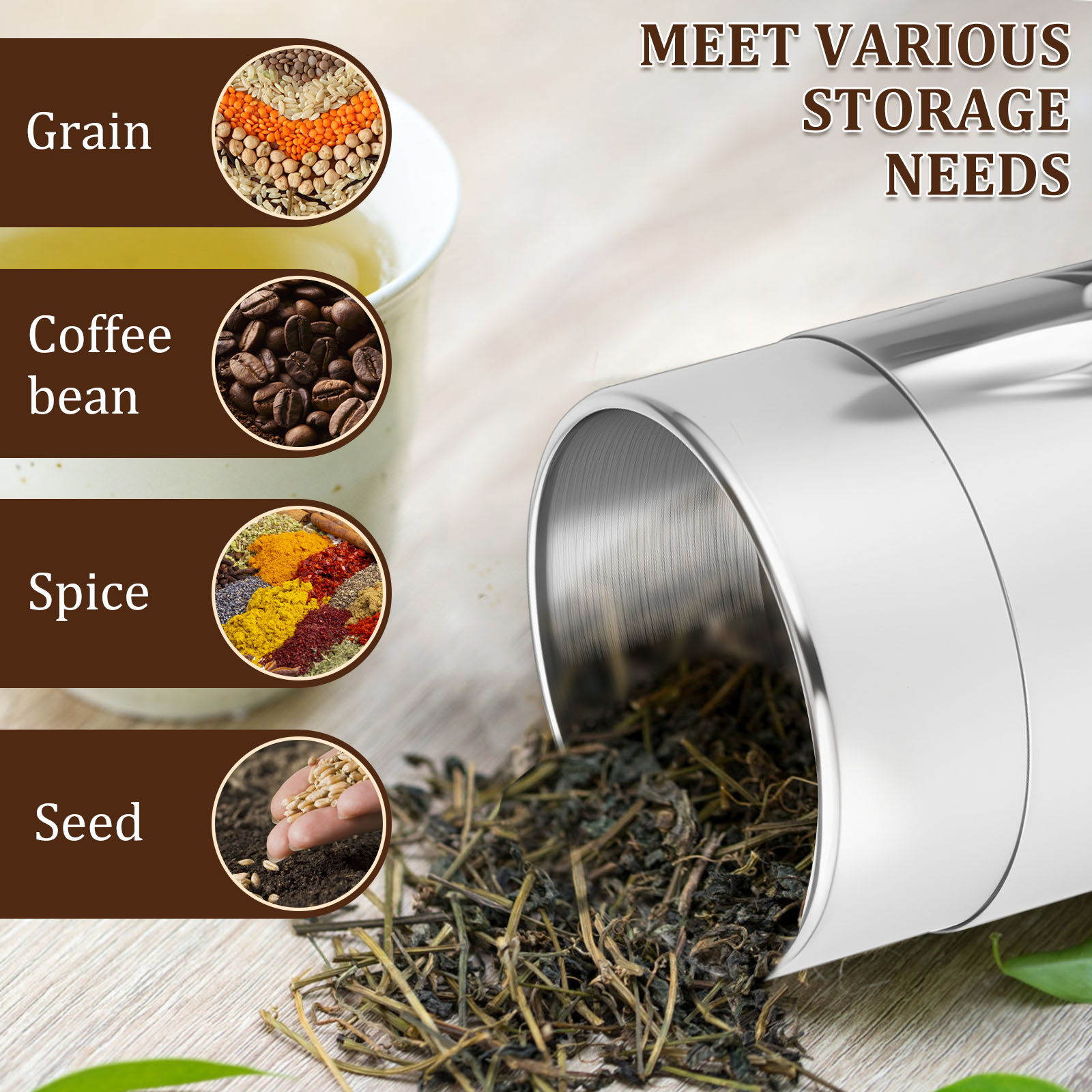 Pojemniki ze Stali Nierdzewnej – Coffee Tea And Leaf recenzja i cena