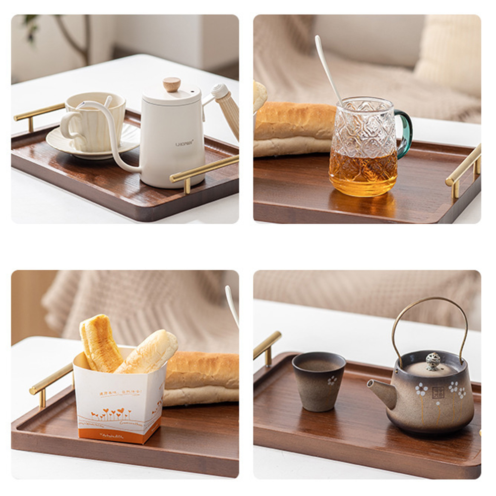Drewniana taca do serwowania z – Bamboo Tea Tray recenzja i cena