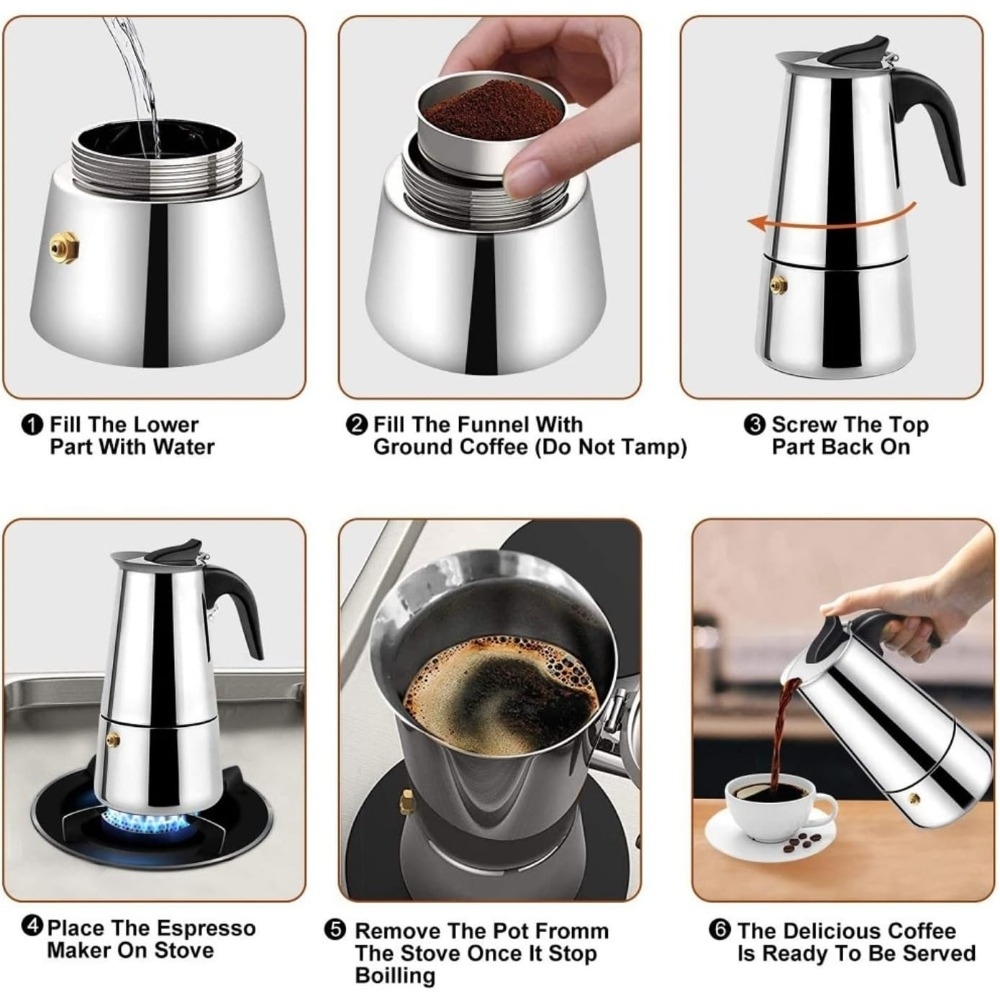 Kawiarki do moka ze stali nier – Coffee Tea Pot recenzja i cena