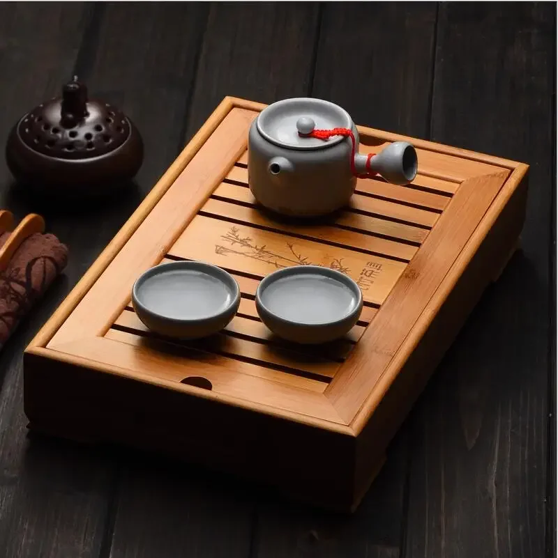Bambusowe tace na herbatę Akce – Bamboo Tea Tray recenzja i cena